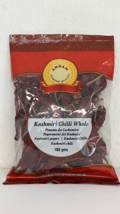 Annam Dried Red Chilli 50x100g (Kashmiri )