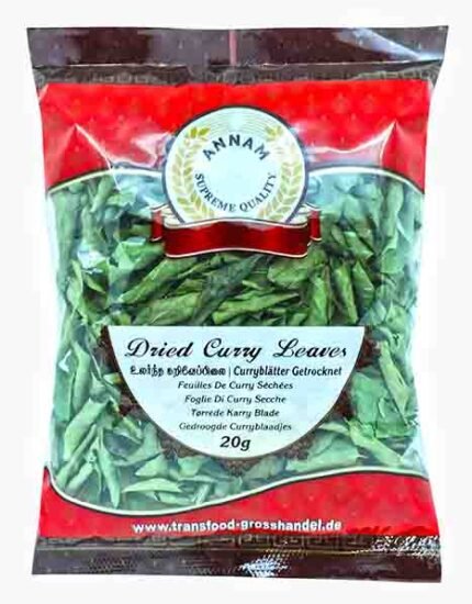 Annam Curry Leaves (trockene Curryblätter) 20x20g-3556