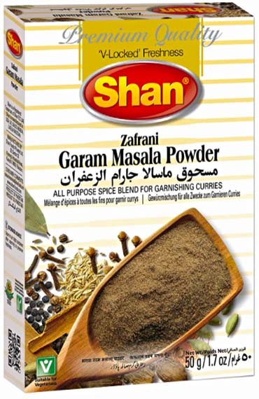 Shan Garam Masala Powder 12x50g18-16