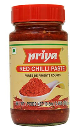 Priya Red Chilli Paste 24x300g-2298